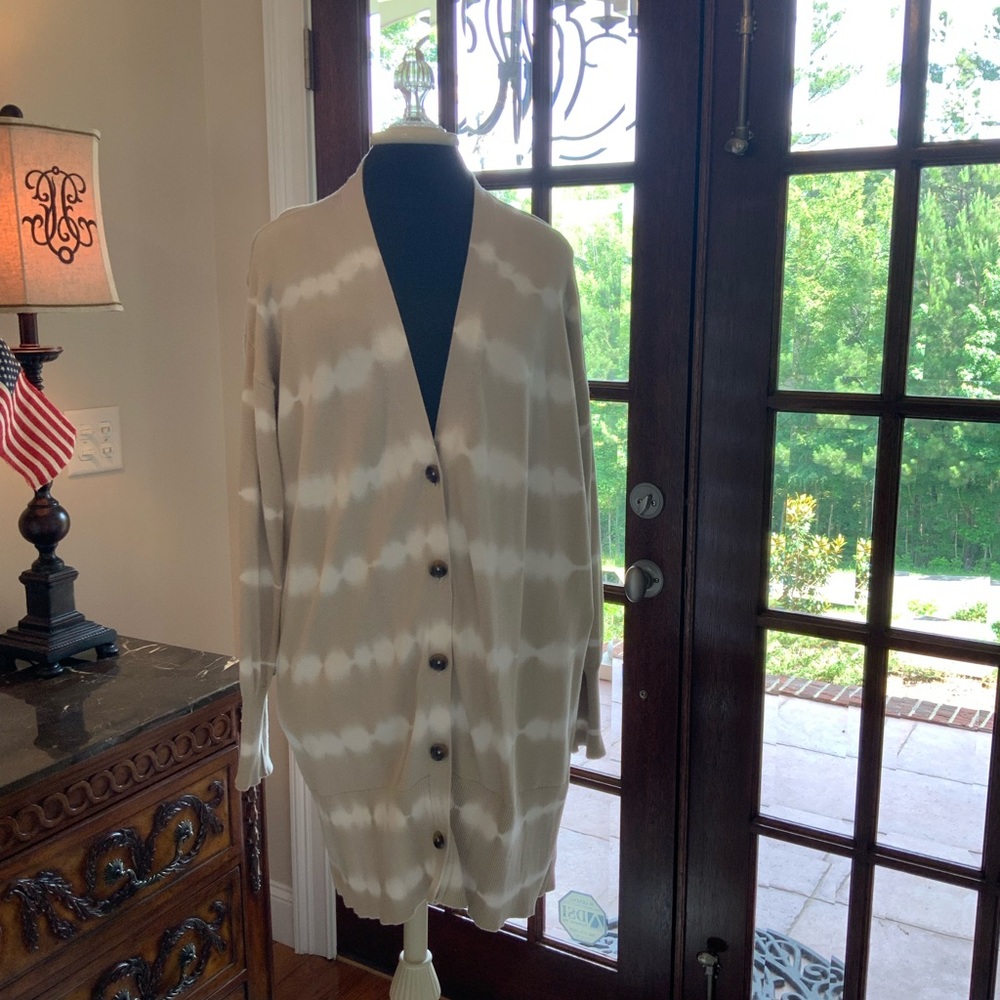 Sanctuary cotton button up sweater